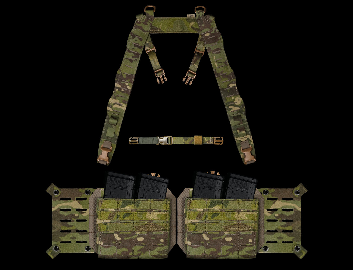 Split Chest Rig - Base Bundles - Made in Canada - Carcajou Tactical