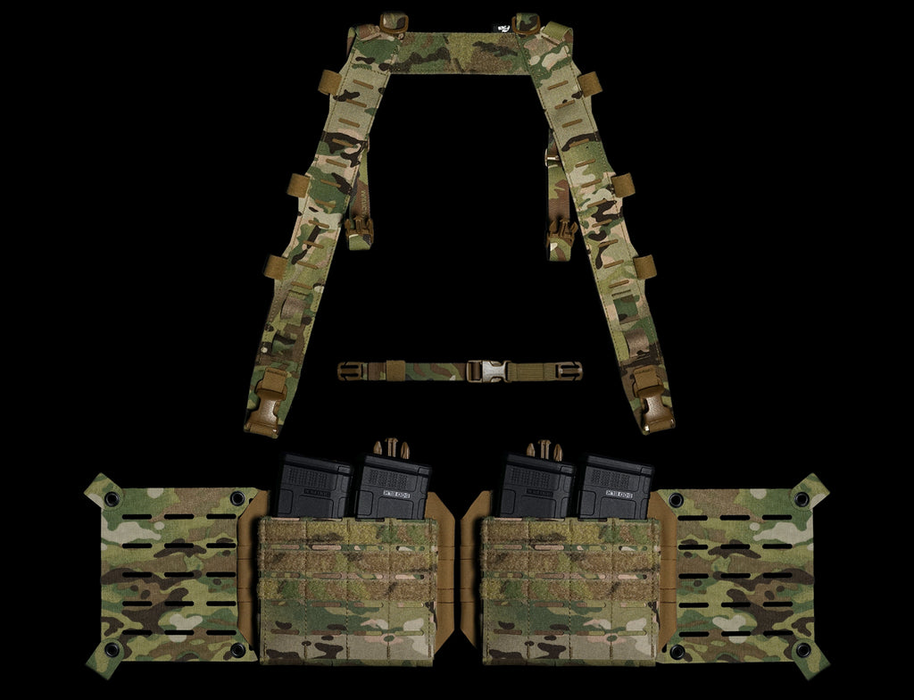 Usgi Split Rig Split Chest Rig Base Bundle | Modular Recon Rig | Carcajou Tactical