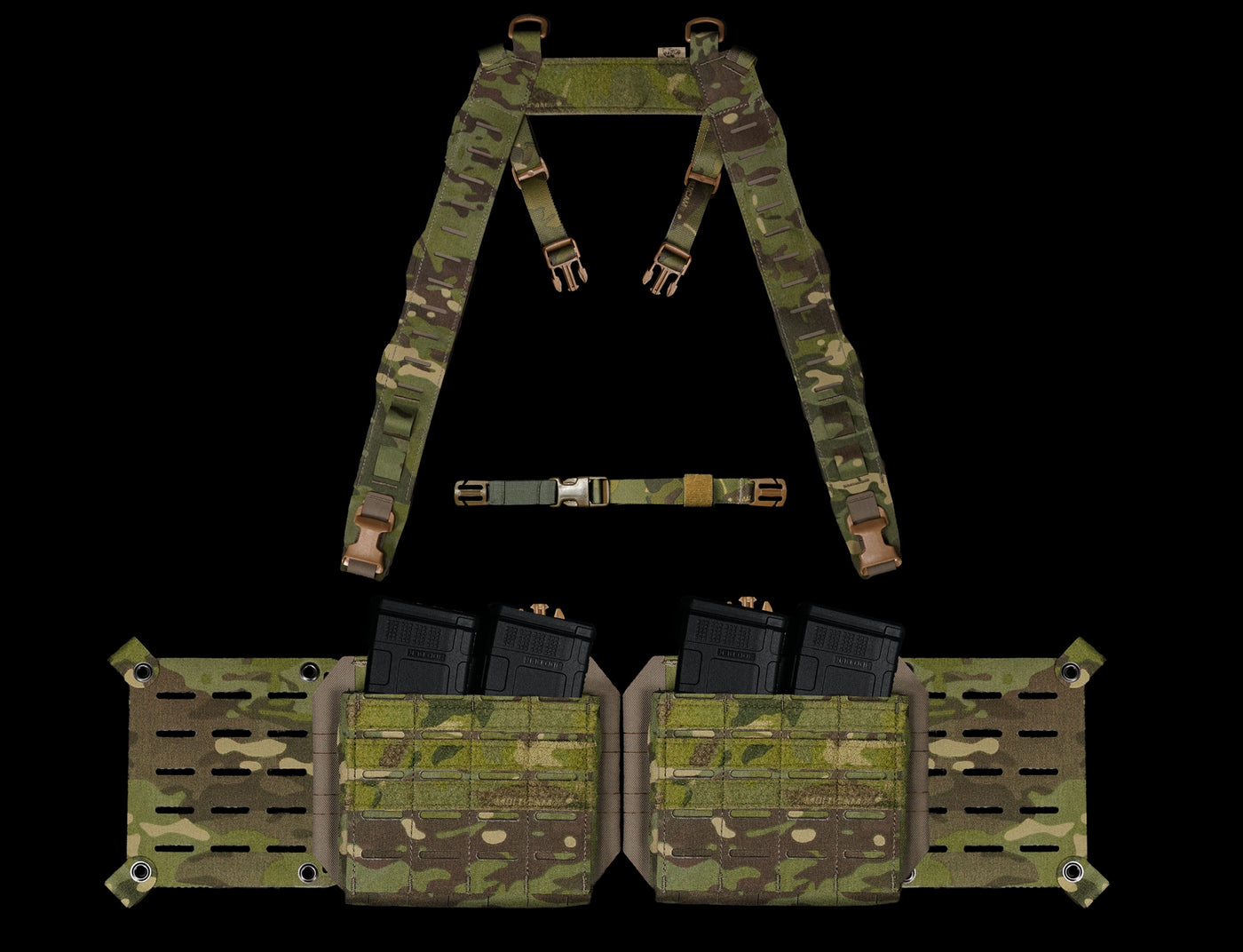 Split Chest Rig - Base Bundles - Made in Canada - Carcajou Tactical