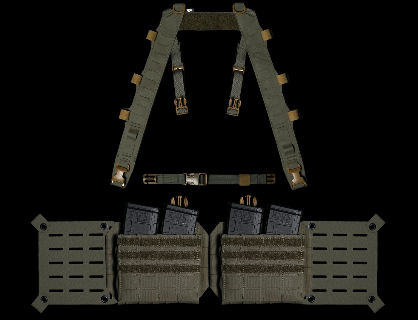 Split Chest Rig - Base Bundles - Made in Canada - Carcajou Tactical