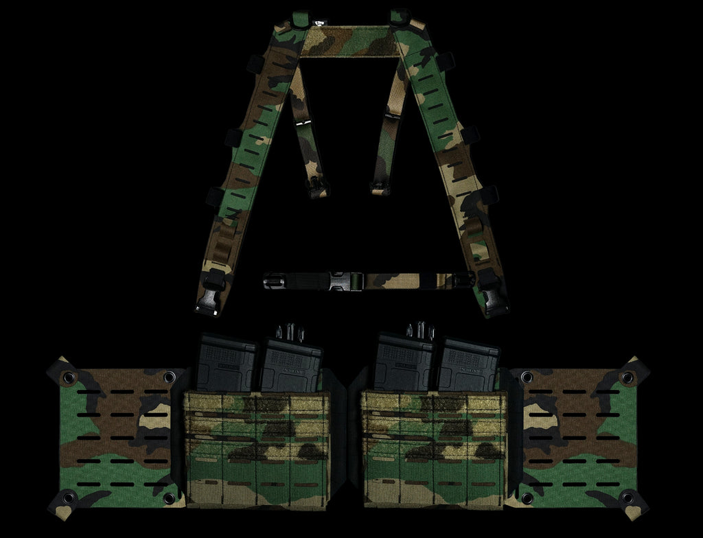 Fsb Split Chest Rig Split Chest Rig Base Bundle | Modular Recon Rig | Carcajou Tactical