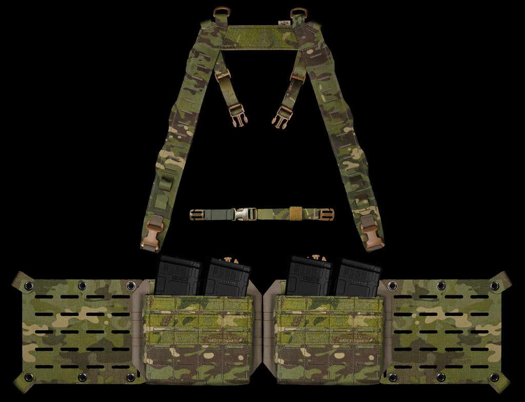 Split Chest Rig Base Bundle | Modular Recon Rig | Carcajou Tactical