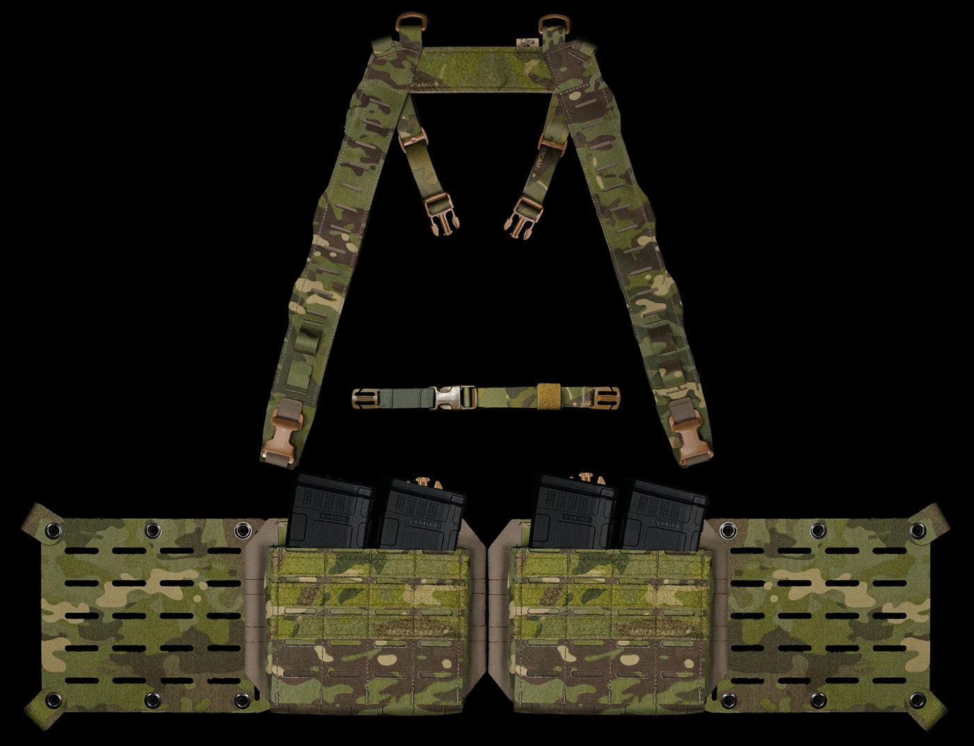 Split Chest Rig - Base Bundles - Made in Canada - Carcajou Tactical