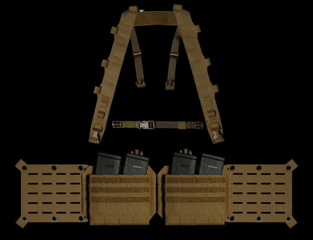 Split Chest Rig Base Bundle | Modular Recon Rig | Carcajou Tactical