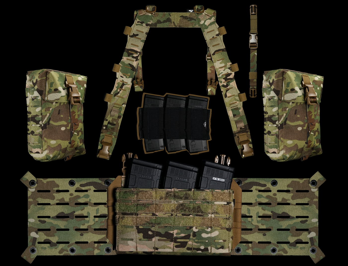 Medium Chest Rig - Bundles - Made In Canada - Carcajou Tactical