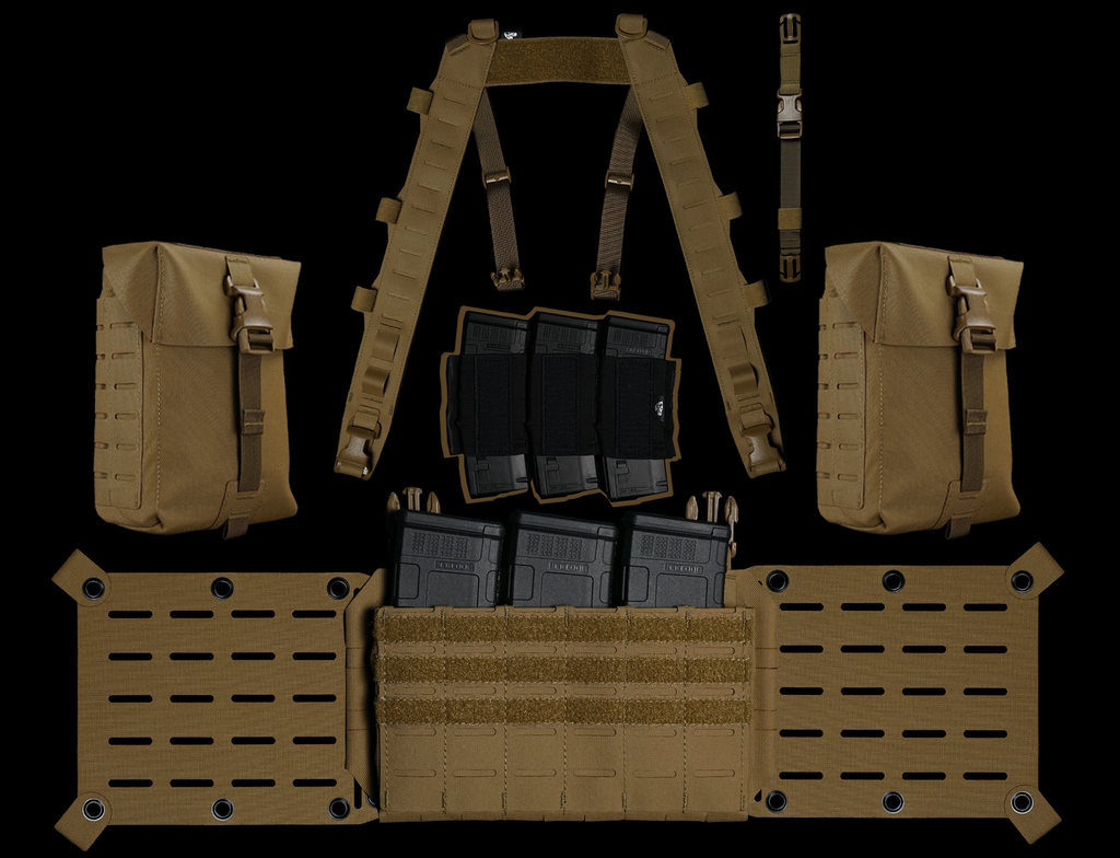 Cest Rig Load Out Medium Chest Rig Bundle | Modular Tactical Loadout | Carcajou Tactical