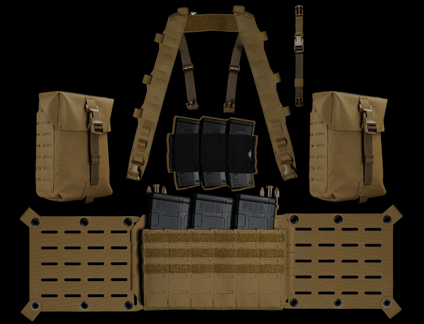 Medium Chest Rig - Bundles - Made In Canada - Carcajou Tactical