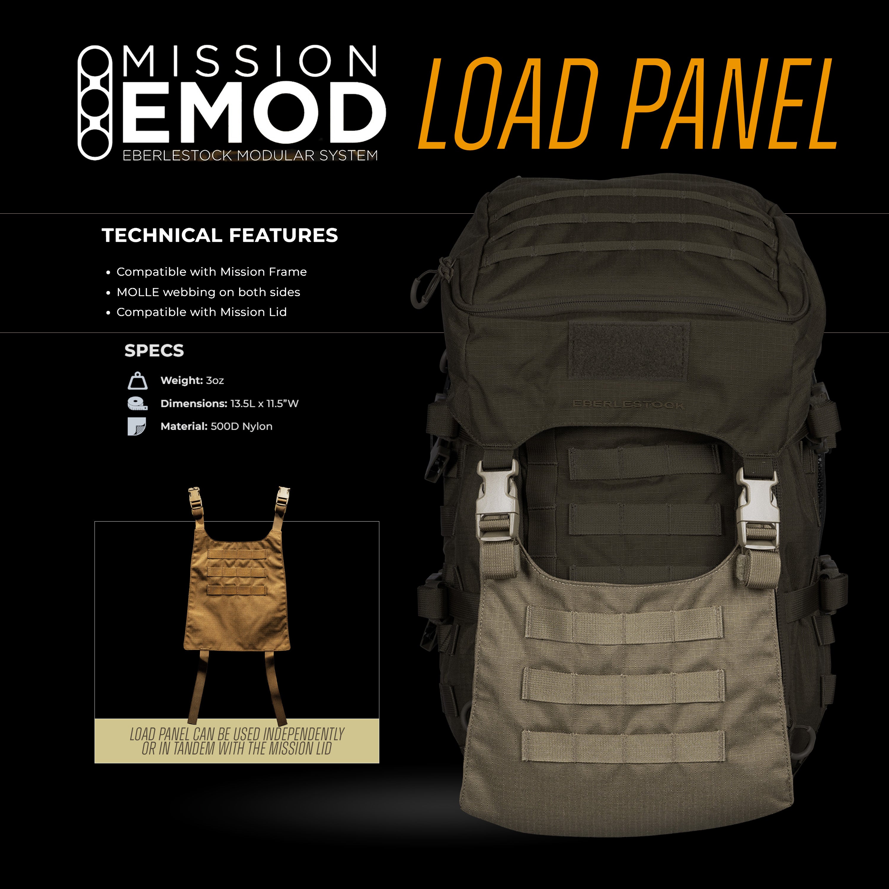 Eberlestock - Mission Load Panel