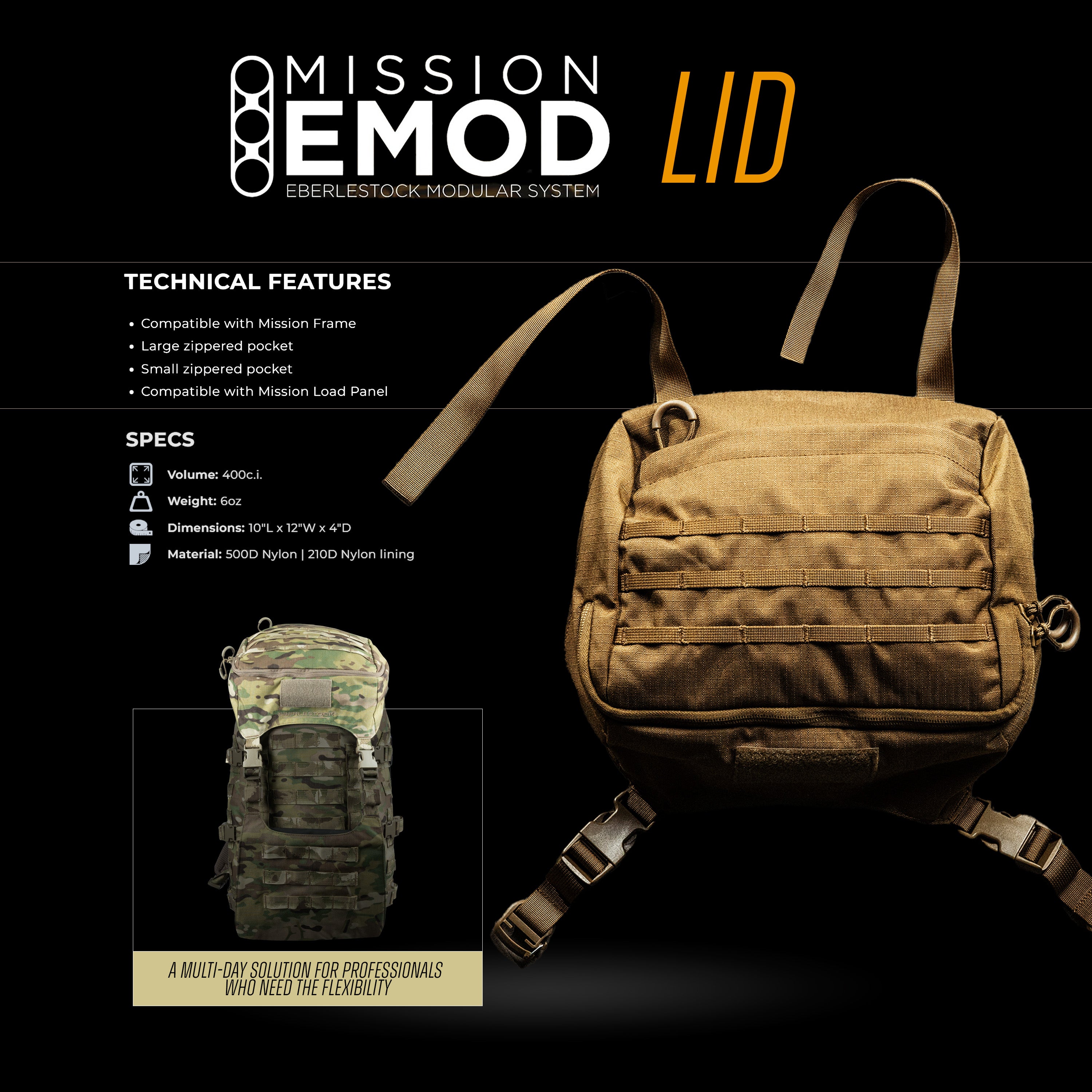 Eberlestock - Mission Lid