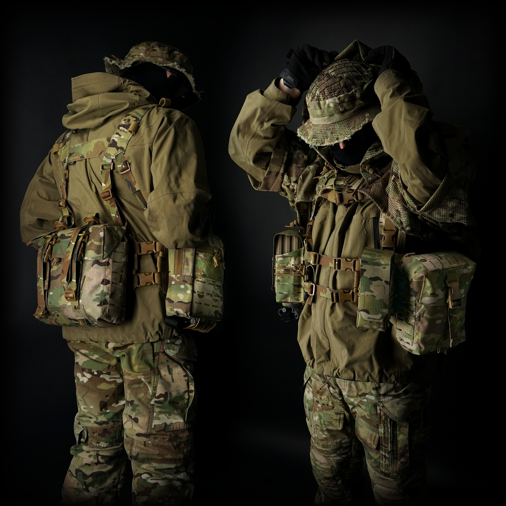 Modern Lbe Hybrid Kit Bundle | Chest Rig to LBE System | Carcajou Tactical