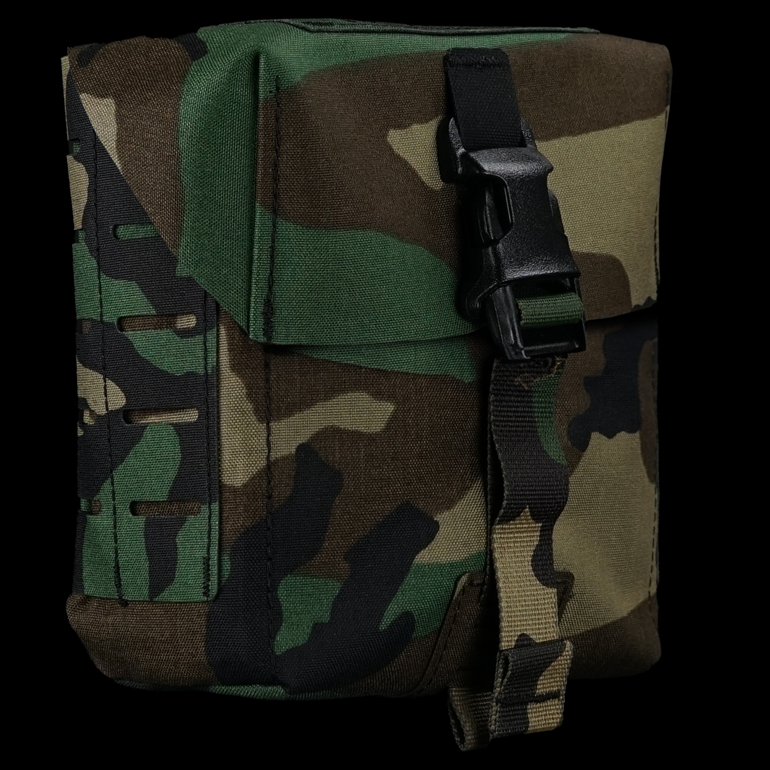 Medium Utility Pouch In Canadian Digital Camo - 200 Round C9 Ammo Carrier & General Purpose MOLLE Compatible Bag