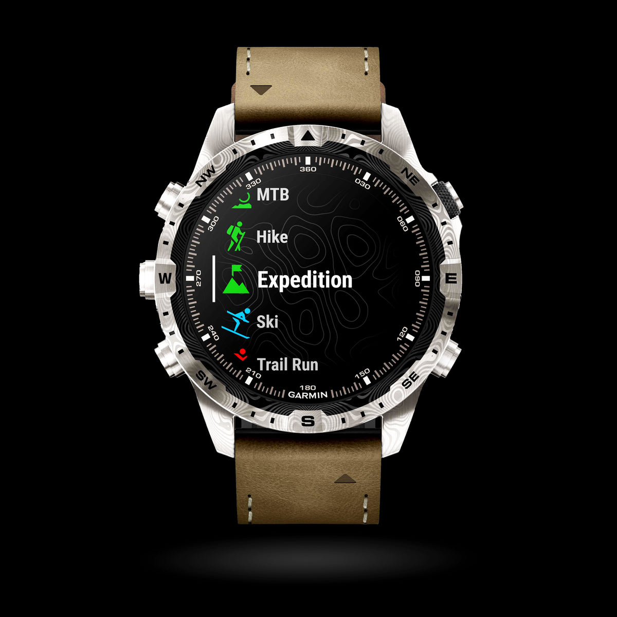 Garmin - MARQ® Adventurer (Gen 2) - Damascus Steel Edition