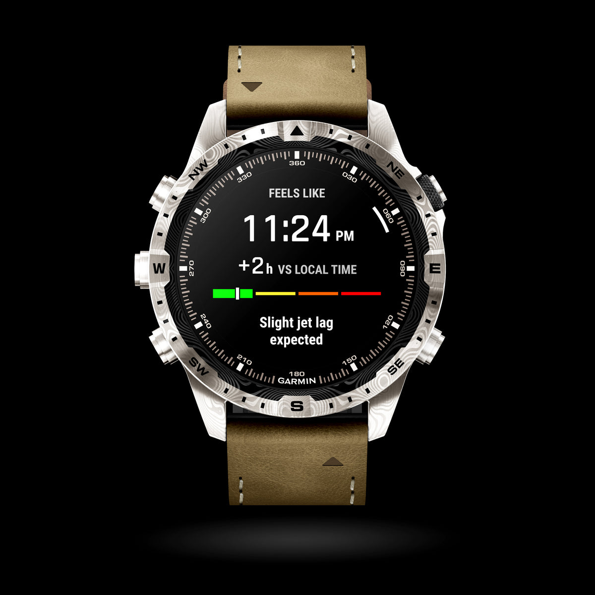 Garmin - MARQ® Adventurer (Gen 2) - Damascus Steel Edition