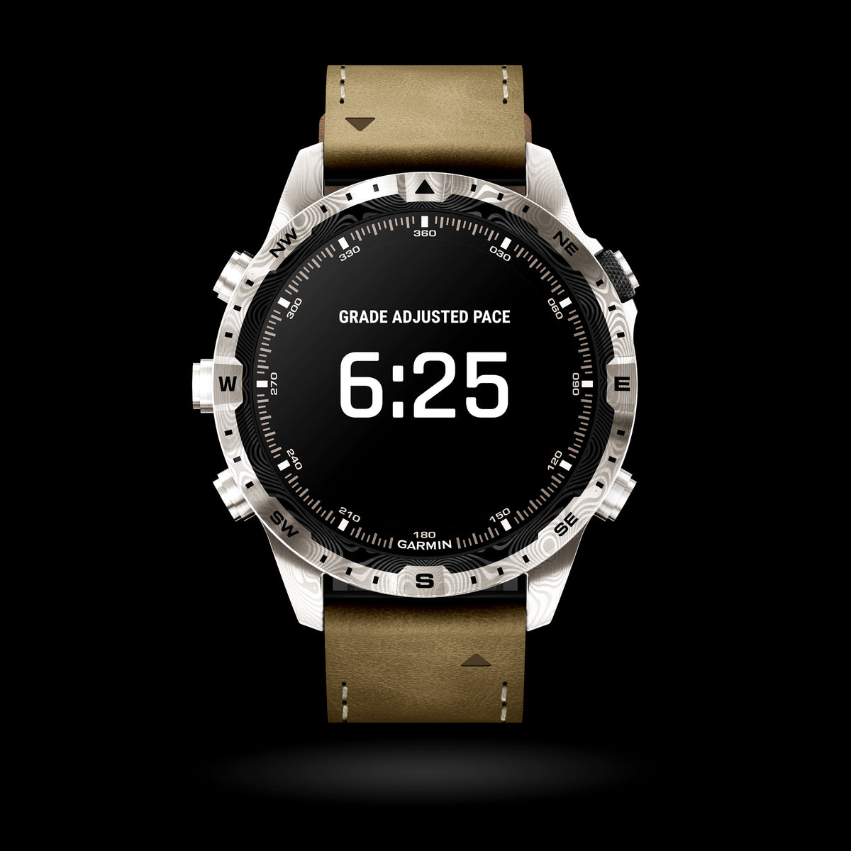 Garmin - MARQ® Adventurer (Gen 2) - Damascus Steel Edition