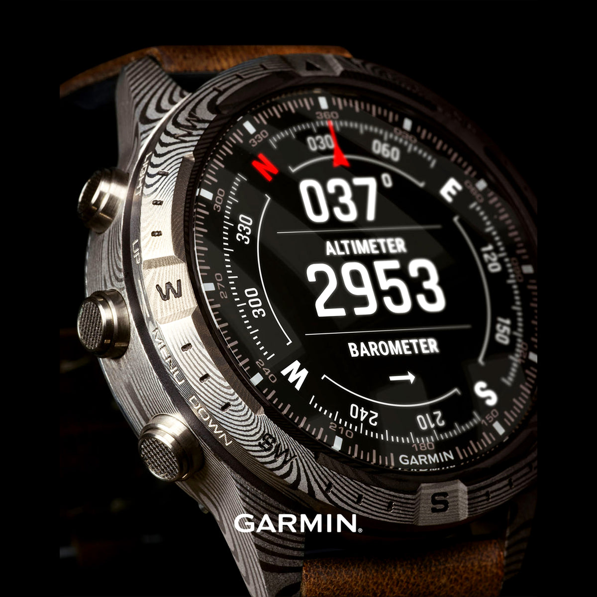Garmin - MARQ® Adventurer (Gen 2) - Damascus Steel Edition