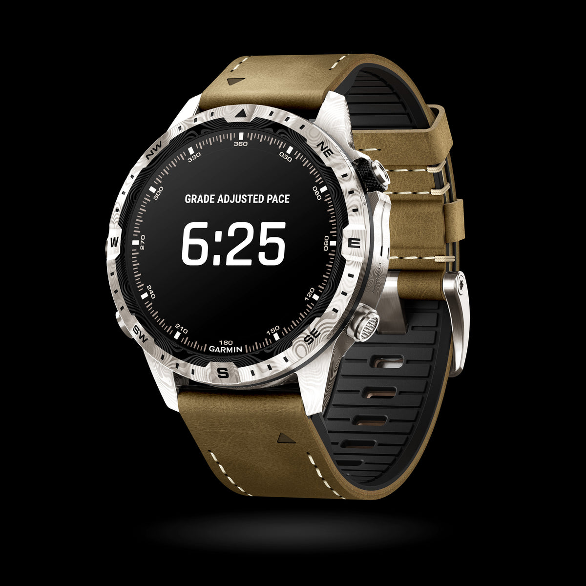 Garmin - MARQ® Adventurer (Gen 2) - Damascus Steel Edition