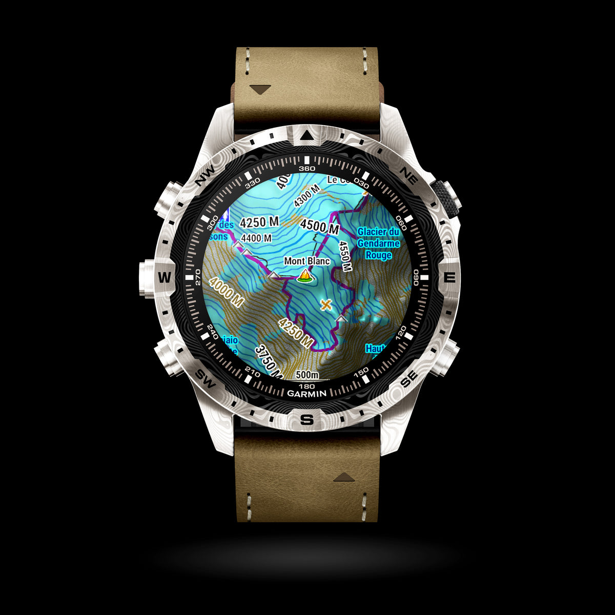 Garmin - MARQ® Adventurer (Gen 2) - Damascus Steel Edition