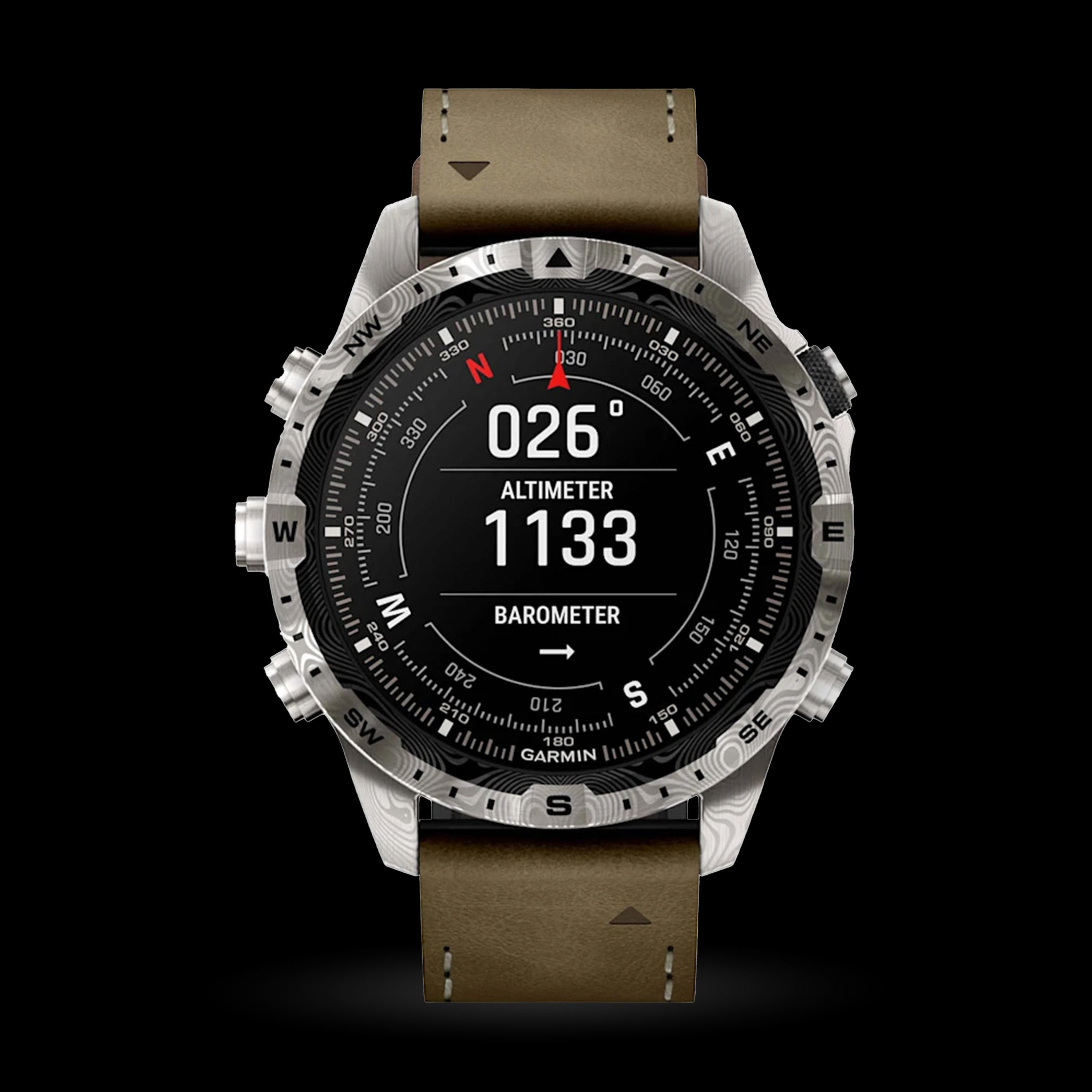 Garmin - MARQ® Adventurer (Gen 2) - Damascus Steel Edition