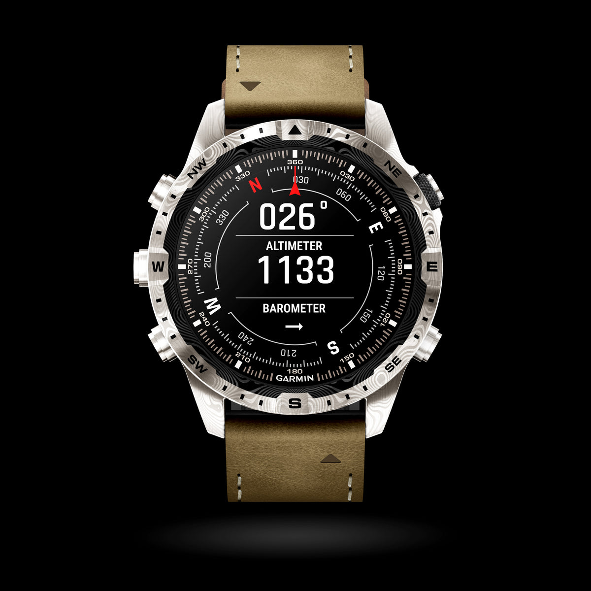 Garmin - MARQ® Adventurer (Gen 2) - Damascus Steel Edition