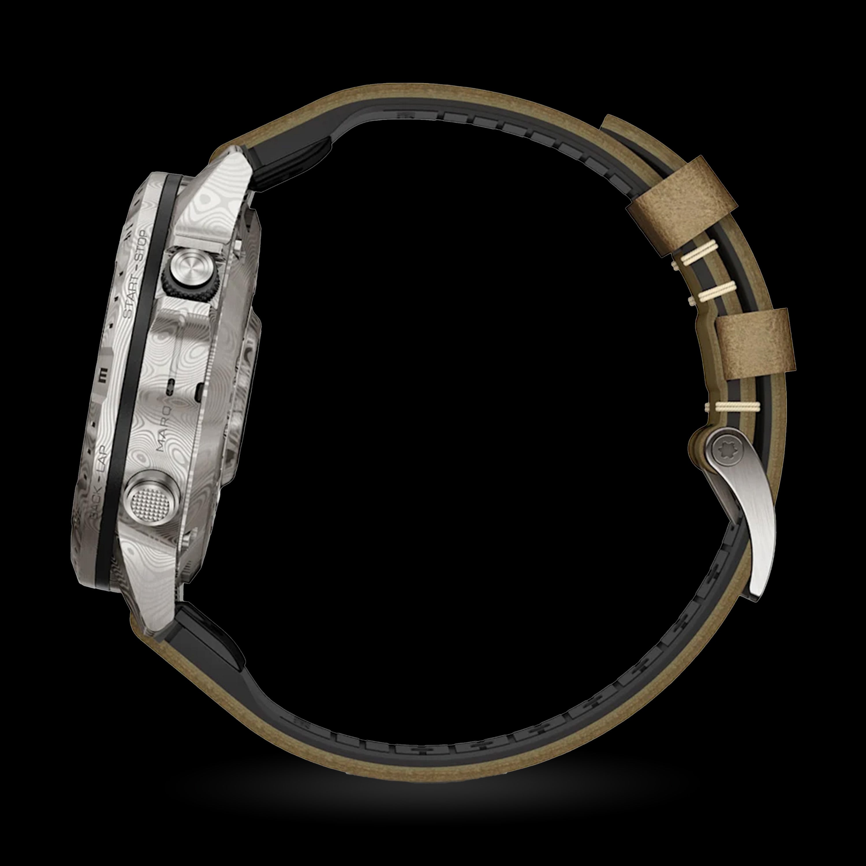 Garmin - MARQ® Adventurer (Gen 2) - Damascus Steel Edition