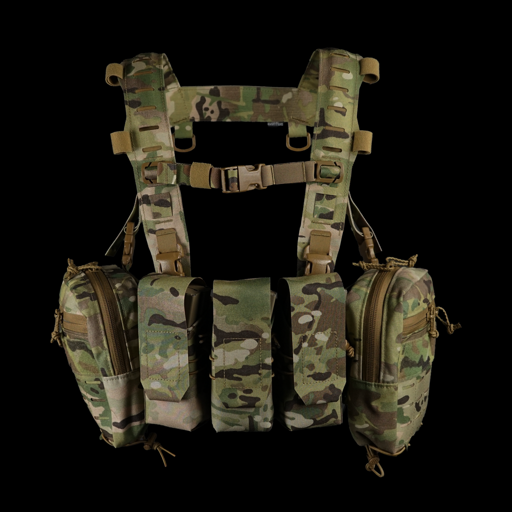 Chest Rig Pack Panel Medium Chest Rig Bundle | Modular Tactical Loadout | Carcajou Tactical