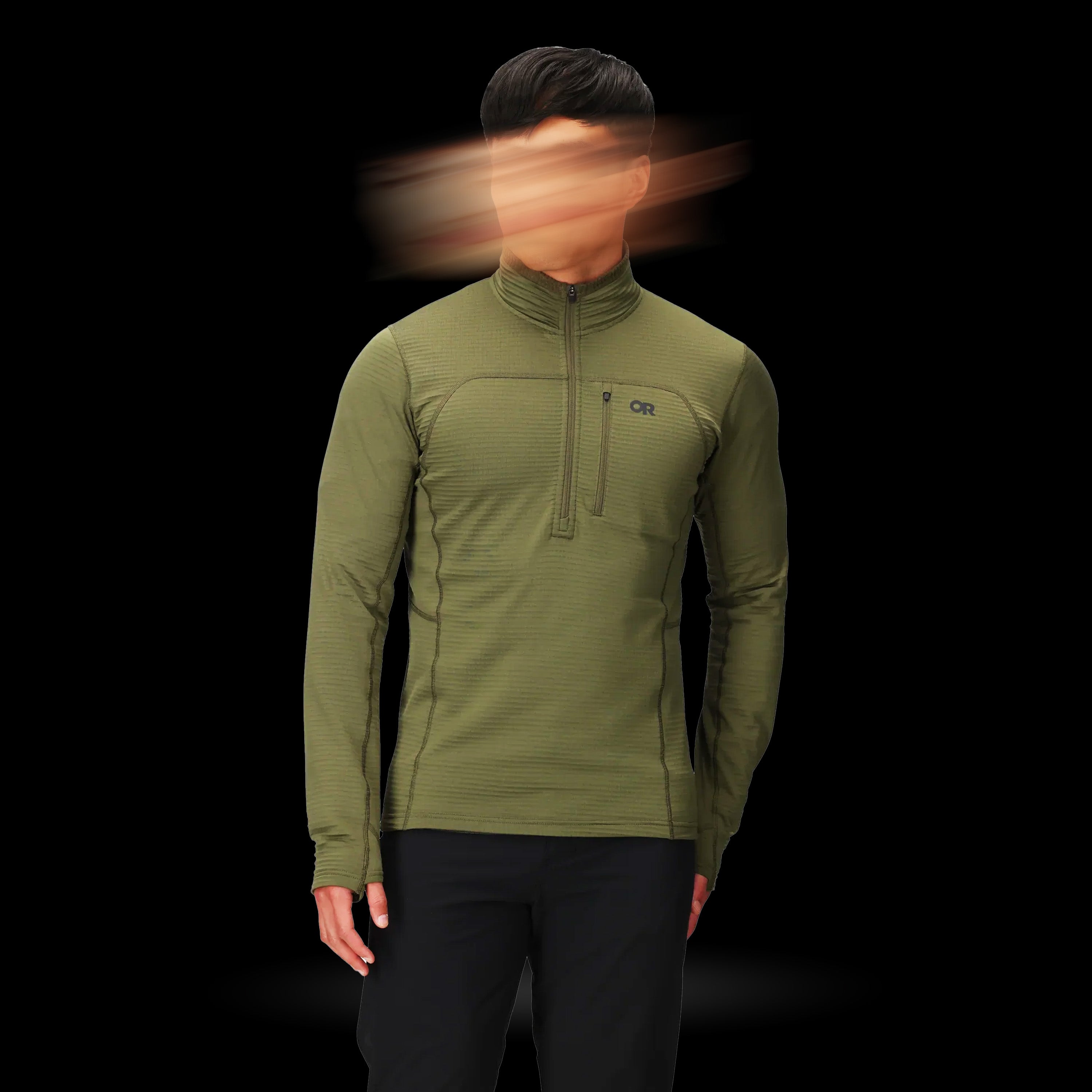 Outdoor Research Men's Vigor Grid Fleece Half Zip — ActiveTemp