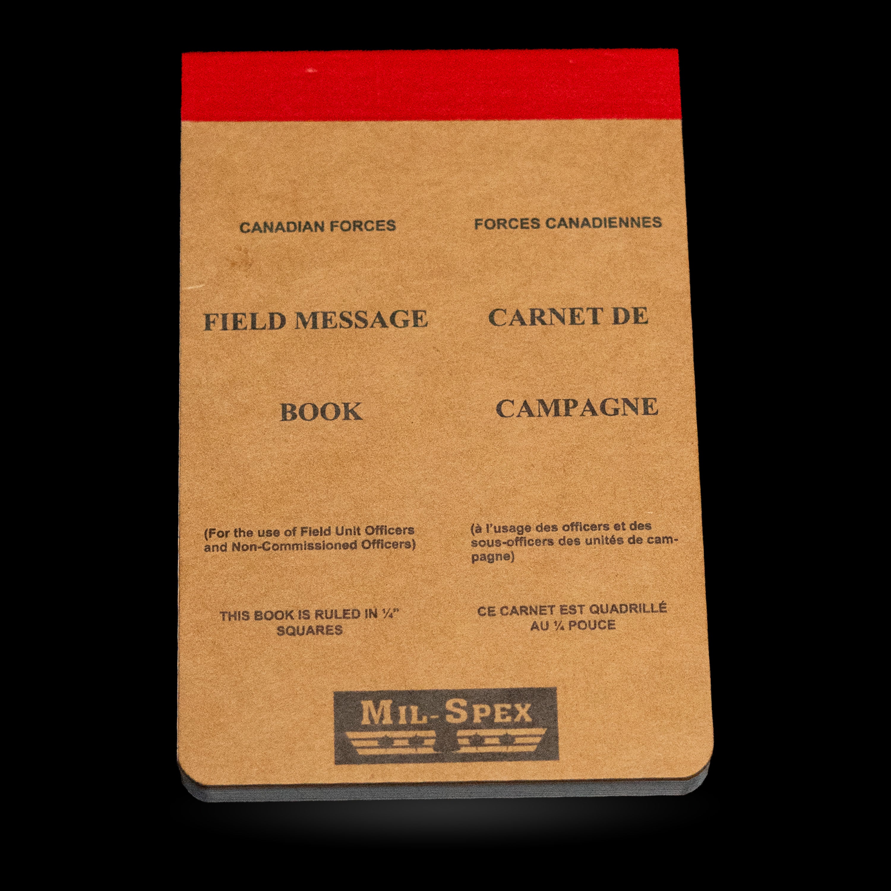 Milspex - Canadian Field Message Pad - Carcajou Tactical