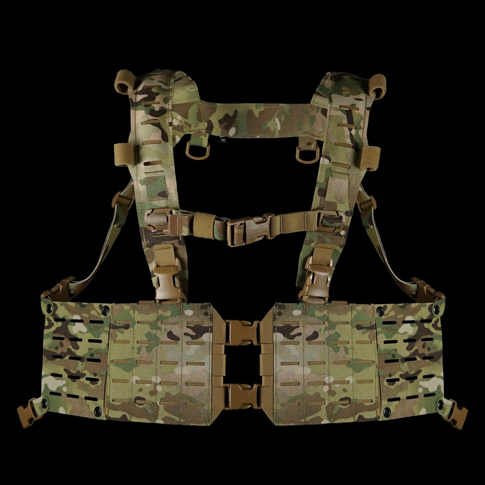 Split Chest Rig Base Bundle | Modular Recon Rig | Carcajou Tactical