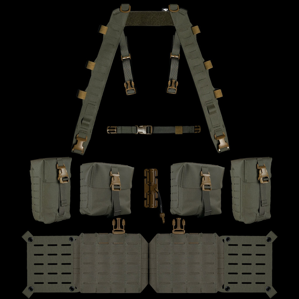 Split Chest Rig Bundle | Modular Recon Loadout | Carcajou Tactical