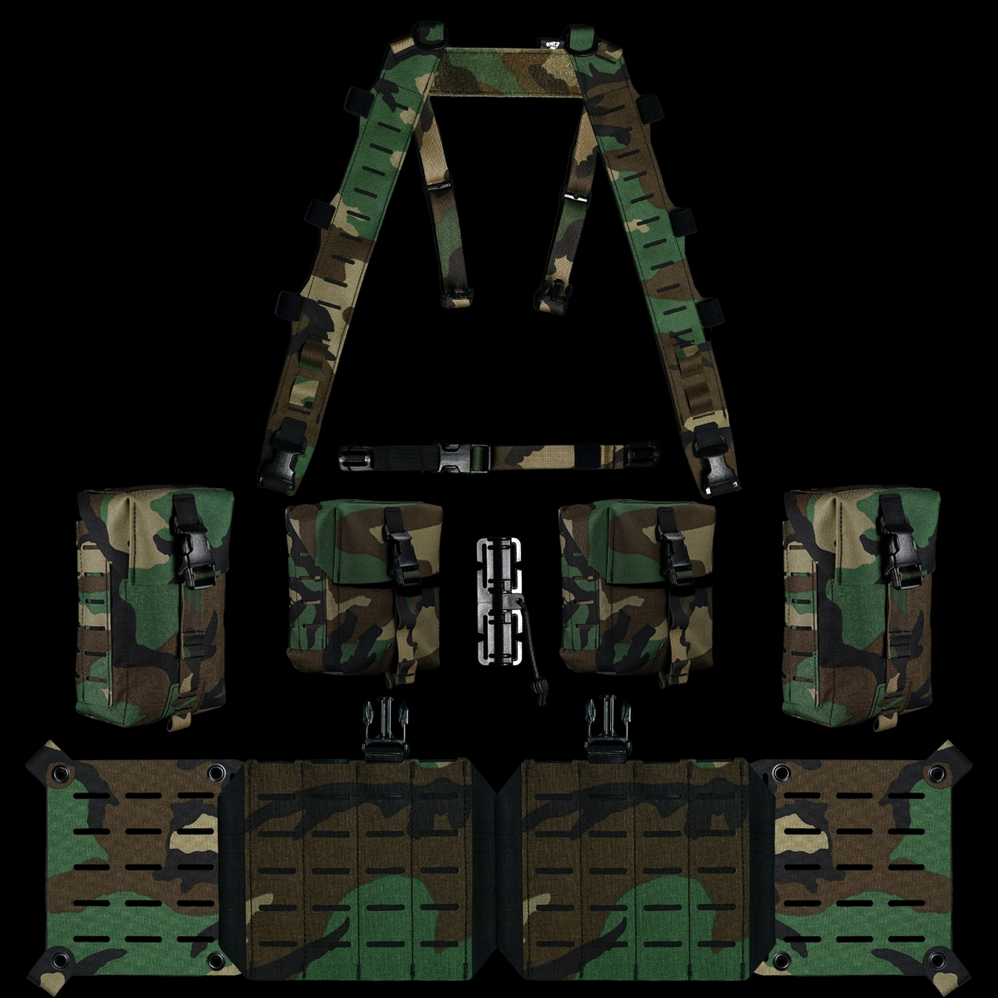 Split Chest Rig - Bundles - Made in Canada - Carcajou Tactical