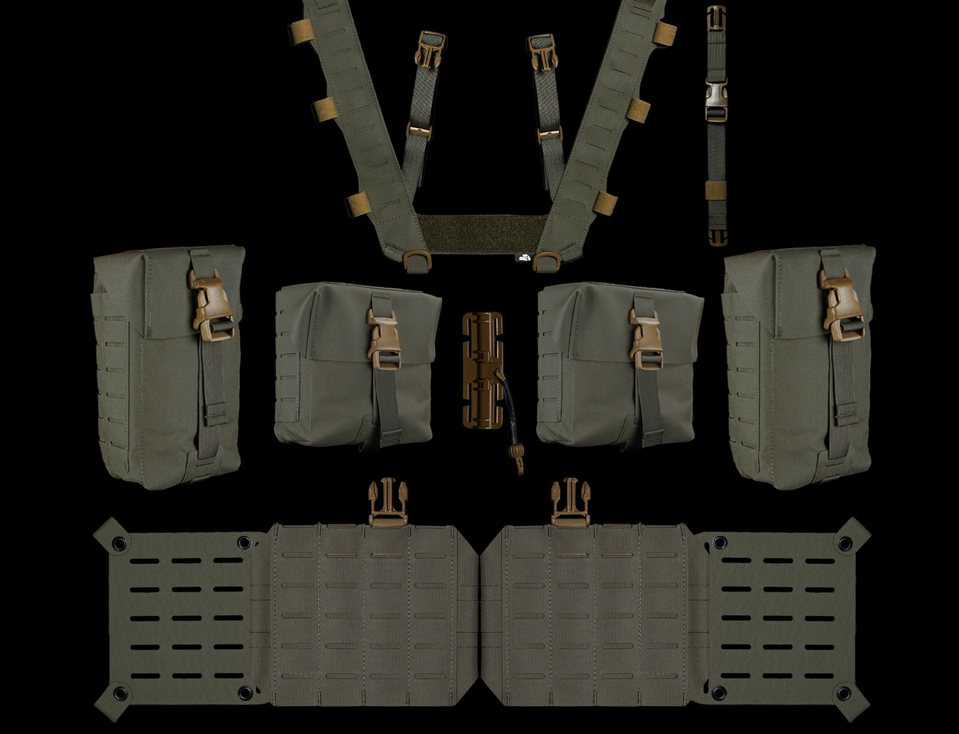 Split Chest Rig - Bundles - Made in Canada - Carcajou Tactical