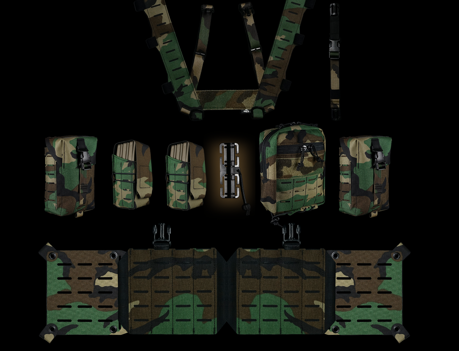 Split Chest Rig - Bundles - Made in Canada - Carcajou Tactical