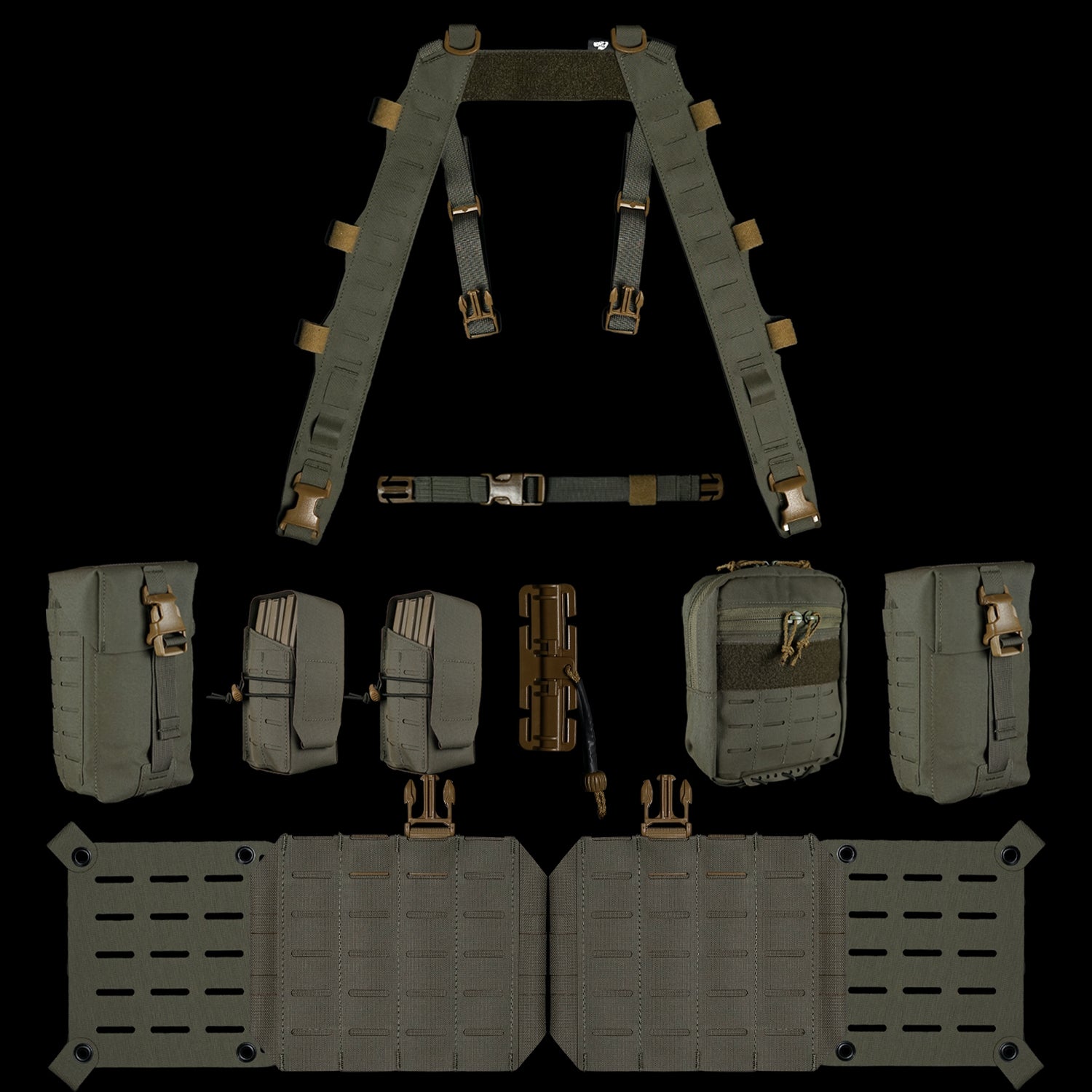 Split Chest Rig - Bundles - Made in Canada - Carcajou Tactical