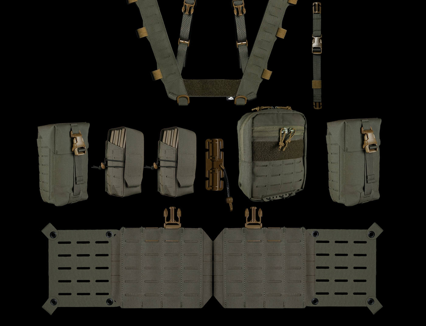 Split Chest Rig - Bundles - Made in Canada - Carcajou Tactical