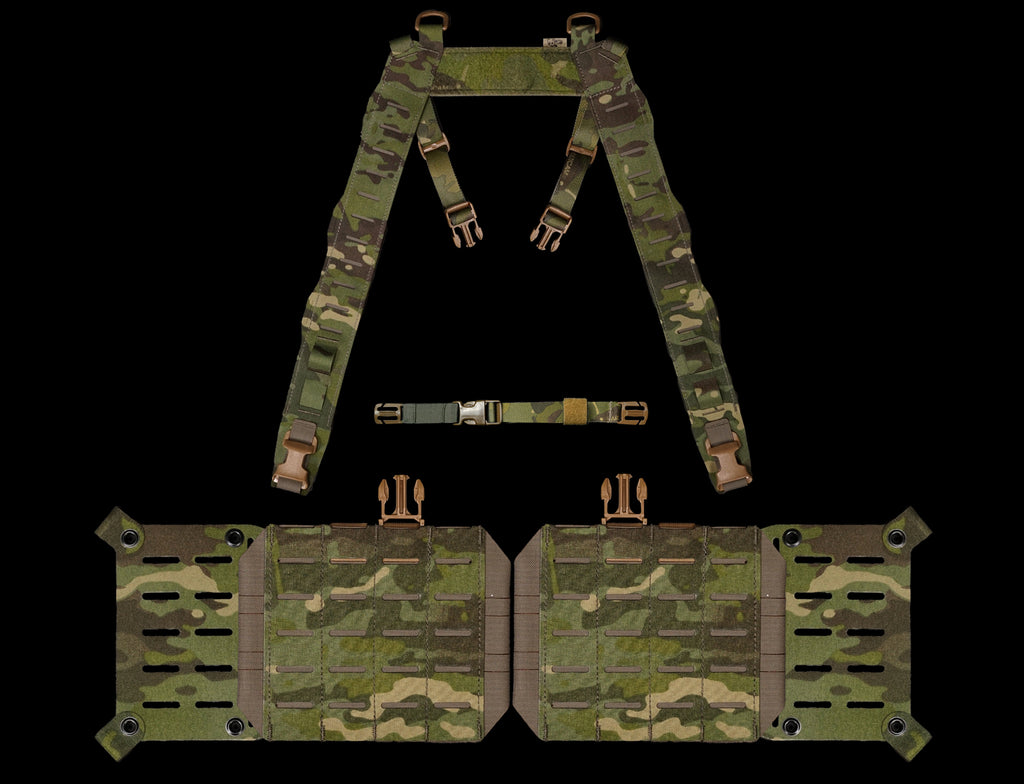 Usgi Split Rig Split Chest Rig Base Bundle | Modular Recon Rig | Carcajou Tactical