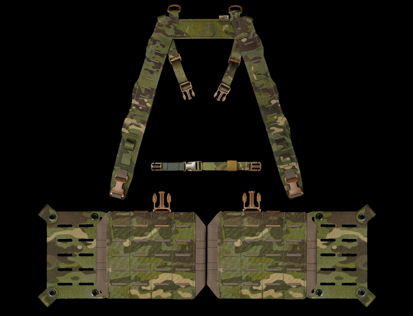 Split Chest Rig - Base Bundles - Made in Canada - Carcajou Tactical