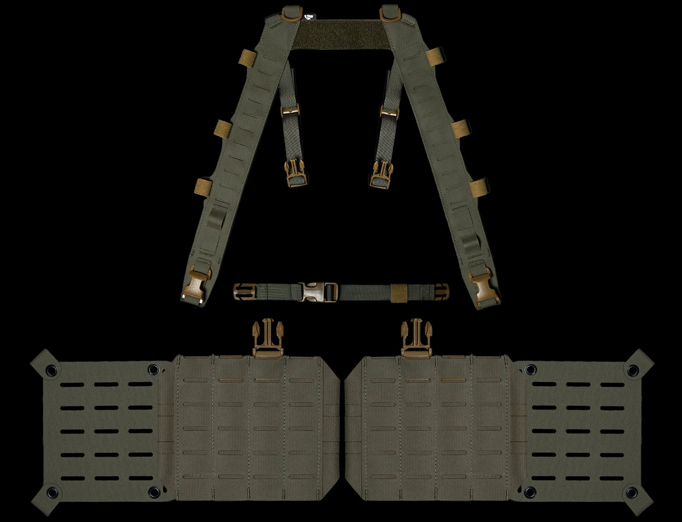Split Chest Rig - Base Bundles - Made in Canada - Carcajou Tactical