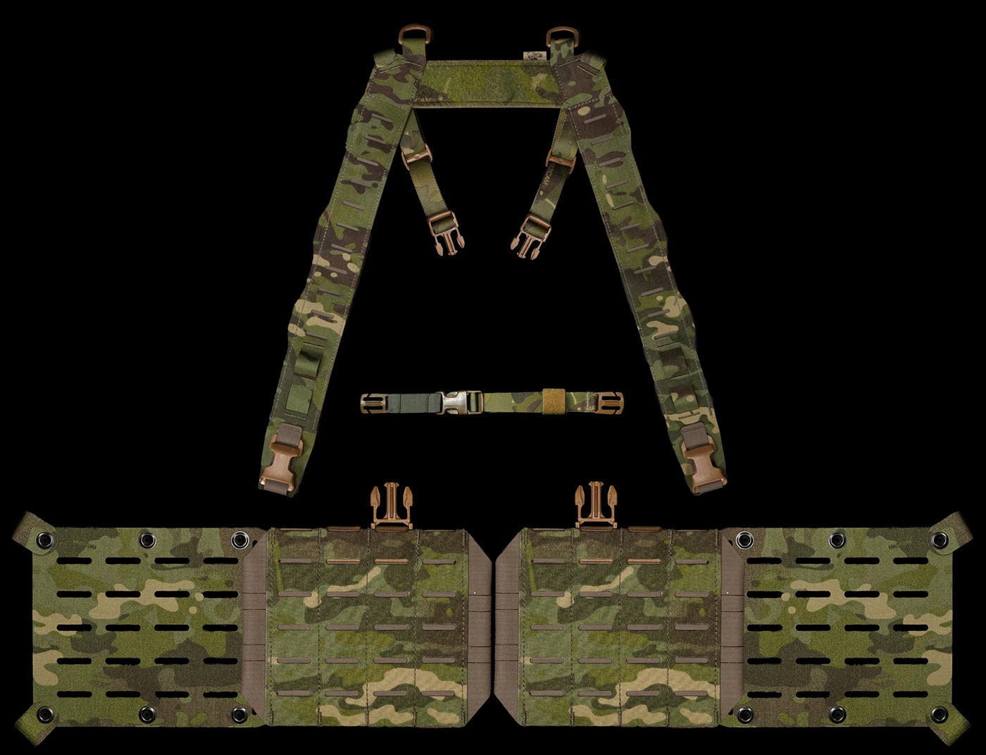 Split Chest Rig - Base Bundles - Made in Canada - Carcajou Tactical