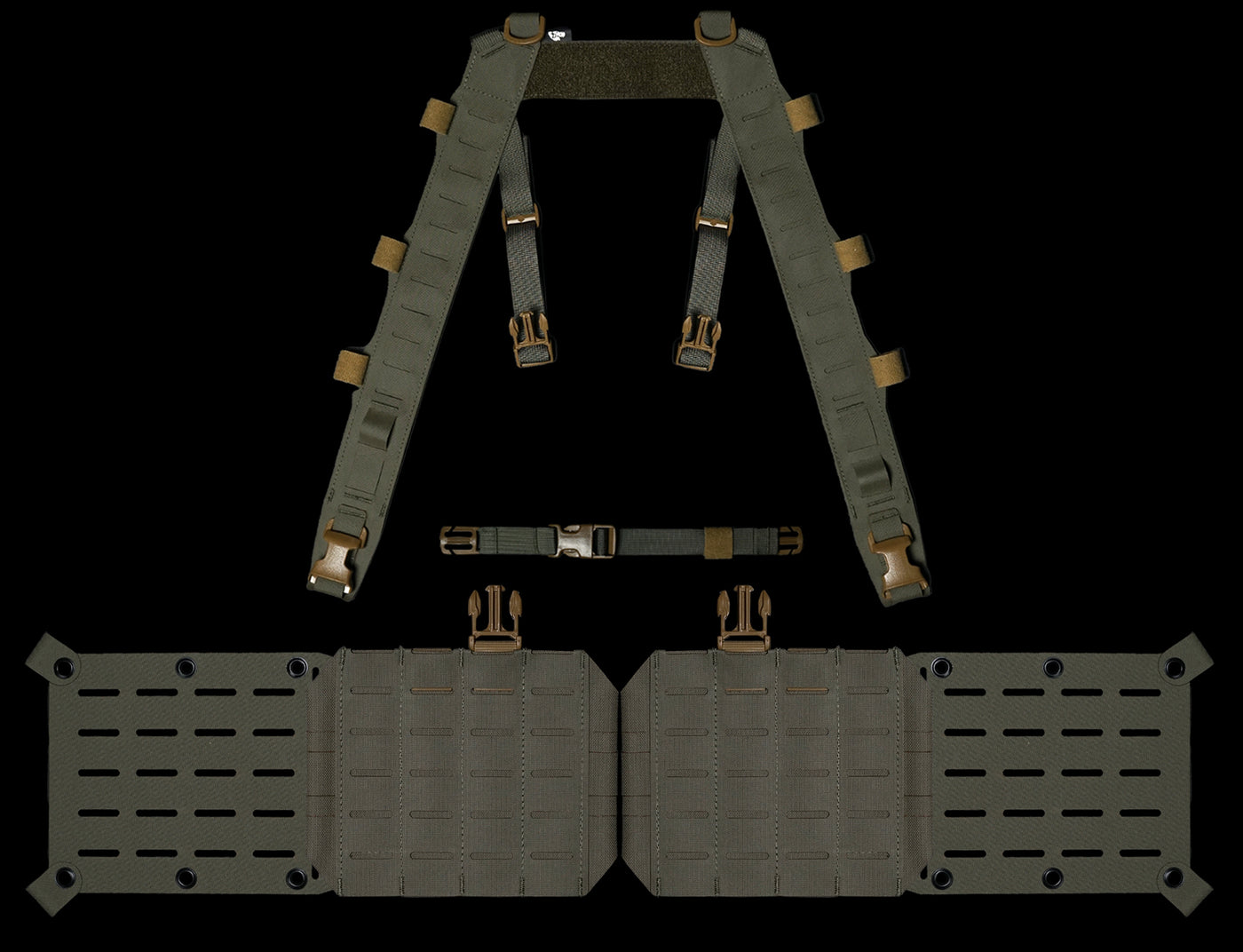 Split Chest Rig - Base Bundles - Made in Canada - Carcajou Tactical