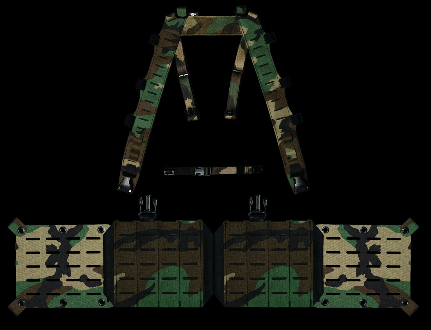 Split Rig Outfits Split Chest Rig - Base Bundles - Made in Canada - Carcajou Tactical