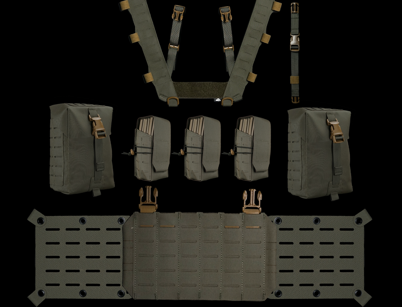 Medium Chest Rig - Bundles - Made In Canada - Carcajou Tactical