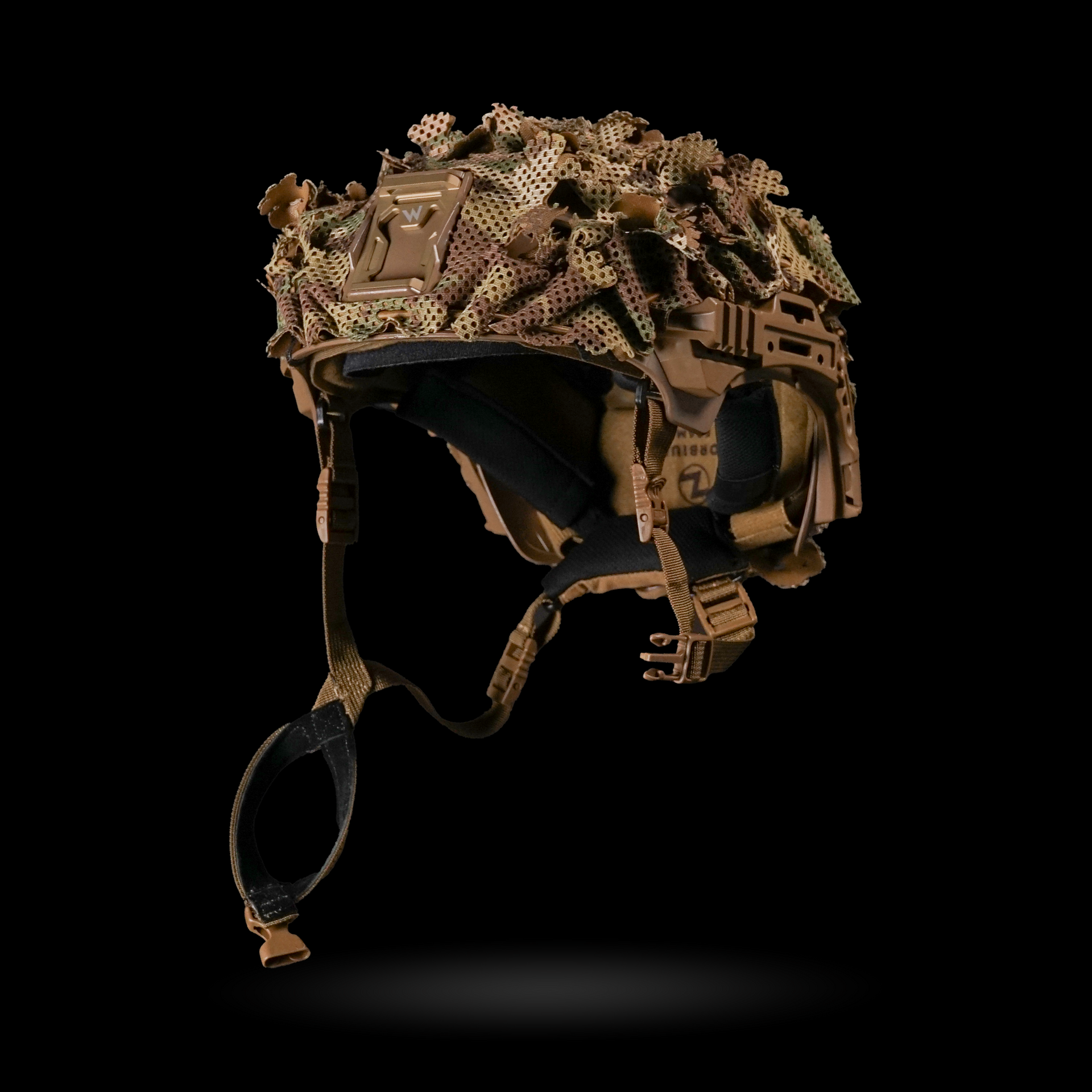 High Cut Helmet Scrim | NVG Cut-Out, NIR & Berry Compliant