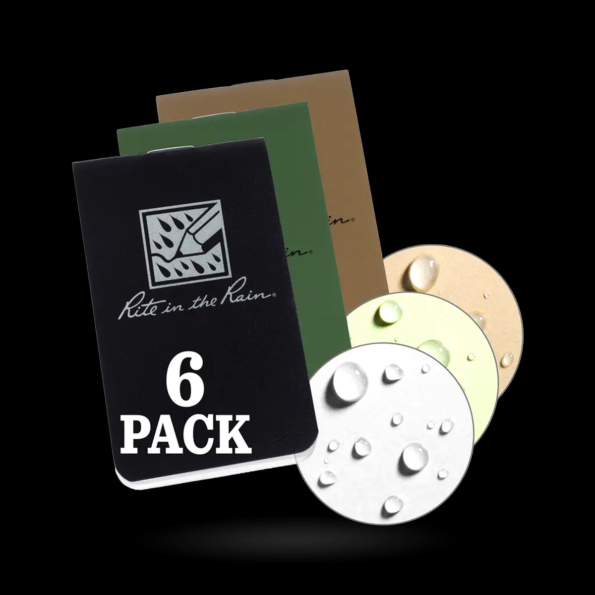 Rite in the Rain - On-The-Go Notebooks (6-pack)