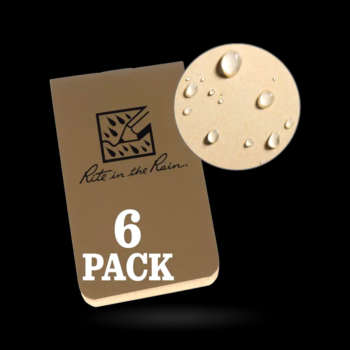 Rite in the Rain - On-The-Go Notebooks (6-pack)