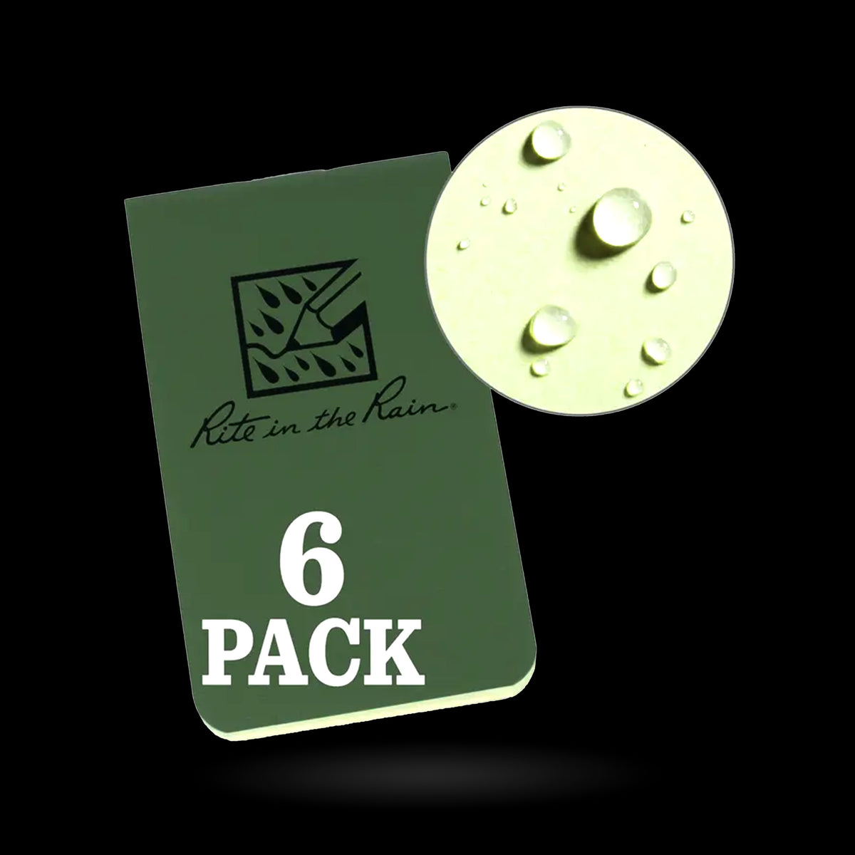 Rite in the Rain - On-The-Go Notebooks (6-pack)