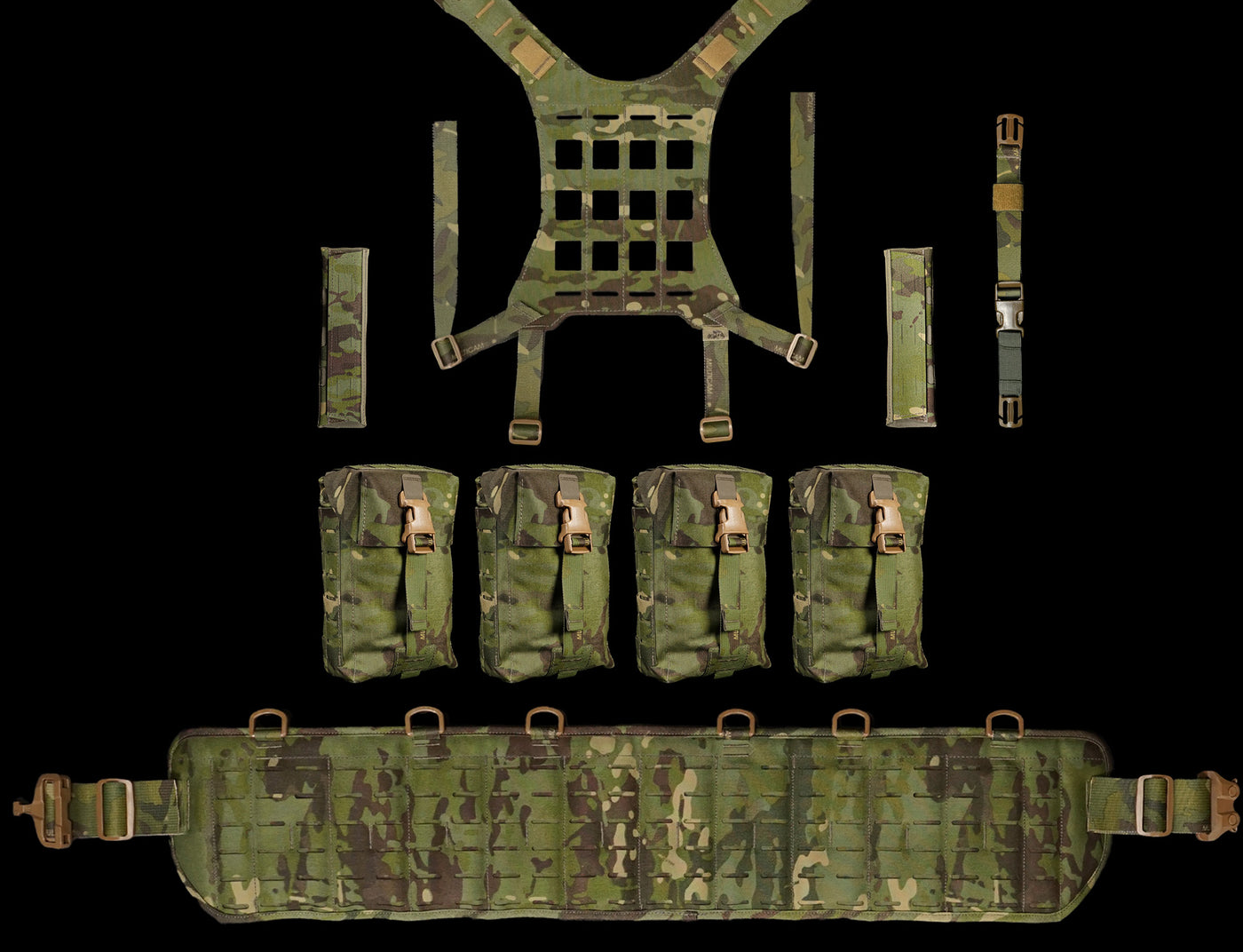 Kit ceinture Molle - Ensemble