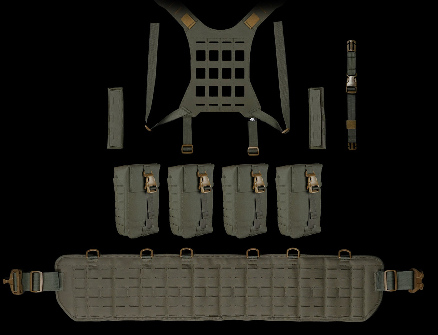 Kit ceinture Molle - Ensemble