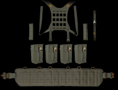 Kit ceinture Molle - Ensemble