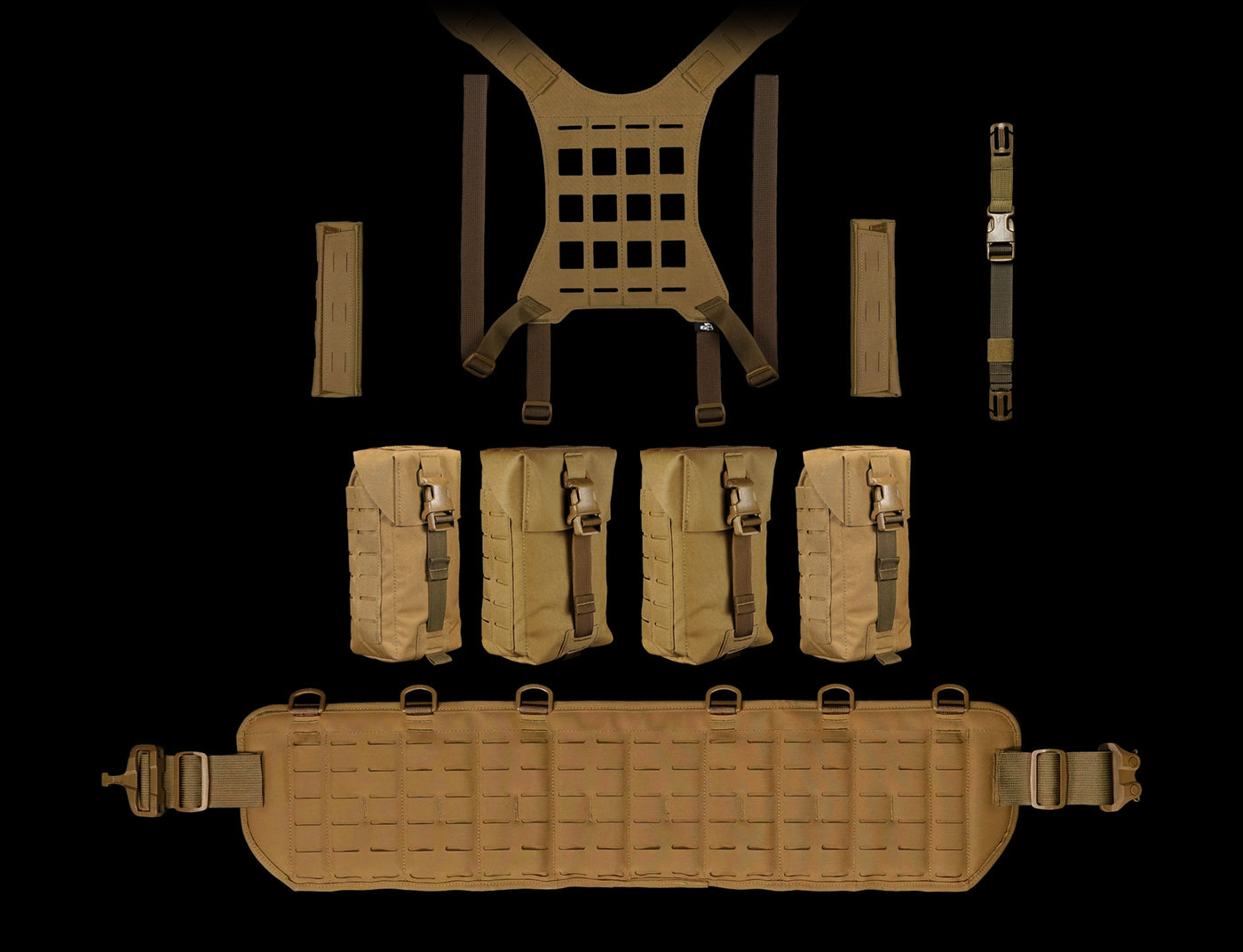 Kit ceinture Molle - Ensemble