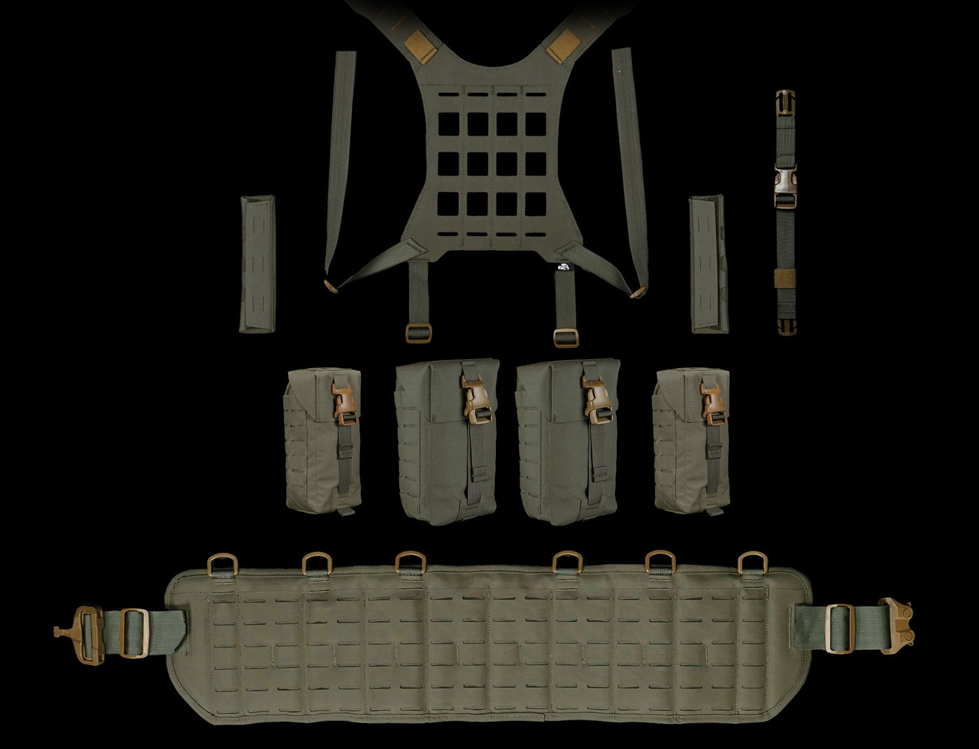 Kit ceinture Molle - Ensemble